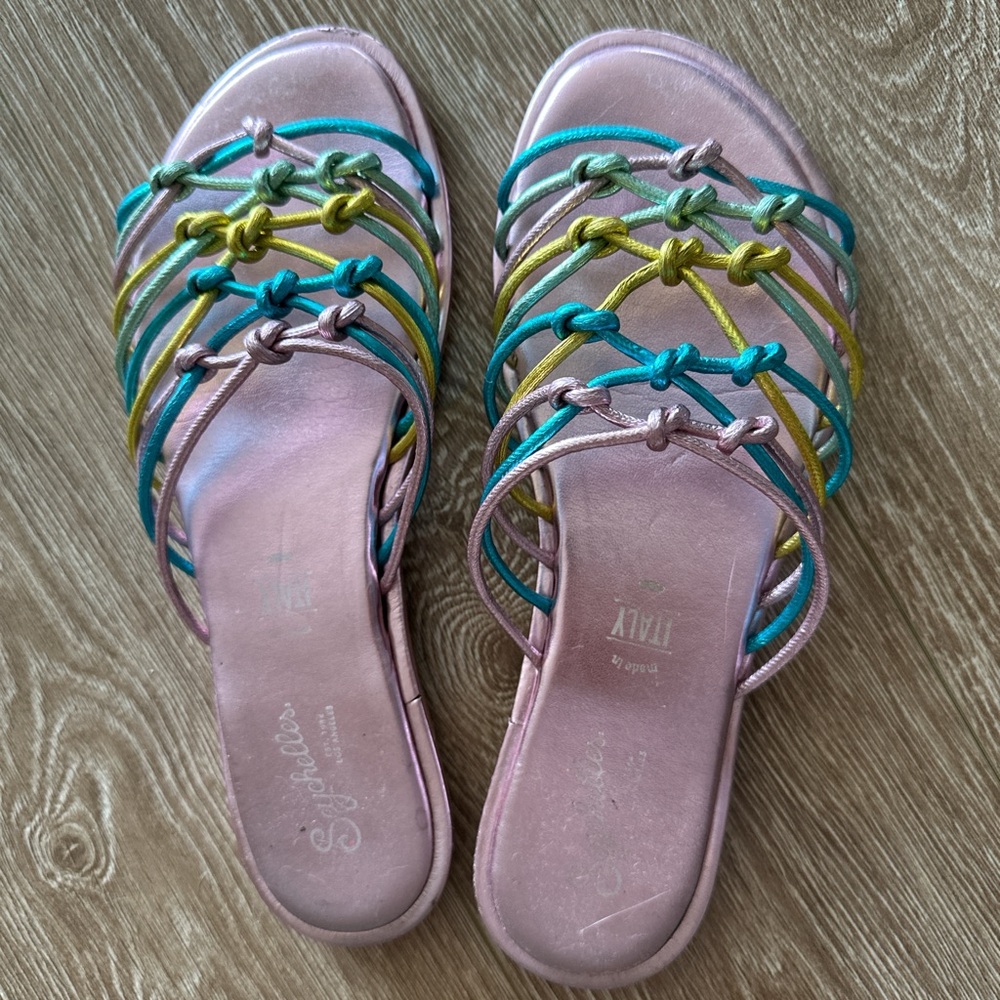 Stephane Kelian Multicolor Strappy Women's Sandals